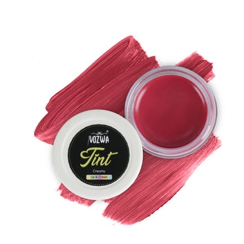 VOZWA Beauty Lip & Cheek Tint | Long Lasting, & Matte Finish (Shade - Pink + Nude)